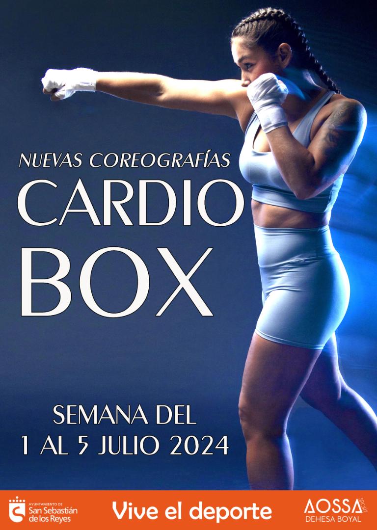 CARTEL NUEVAS COREOGRAFIAS CARDIO-BOX del_1_al_5_Julio_2024_A3