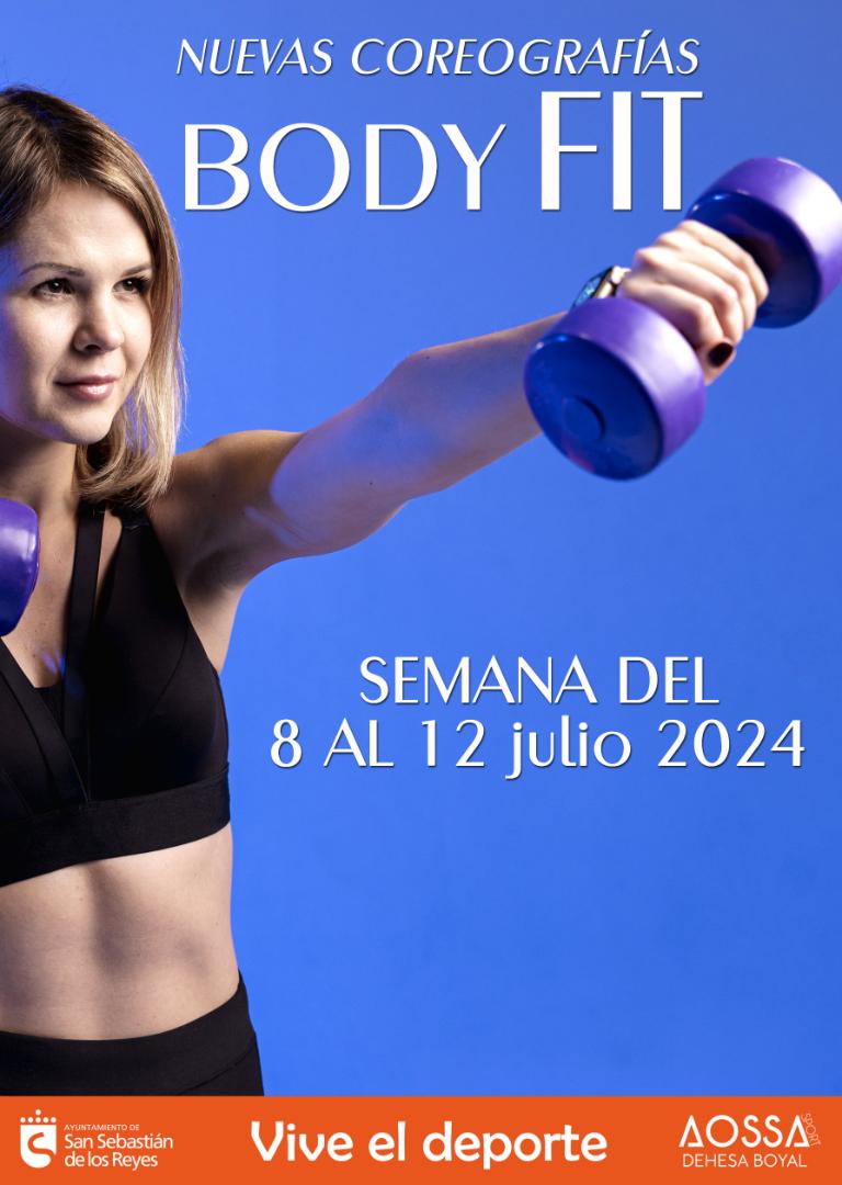 Cartel NUEVAS COREOS BODY FIT del_8_al_12_julio_2024_A3