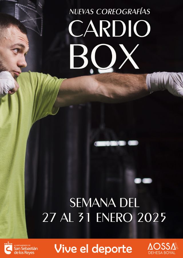 Cartel NUEVAS COREOGRAFIAS CARDIO-BOX del_27_al_31_enero_2025_A3